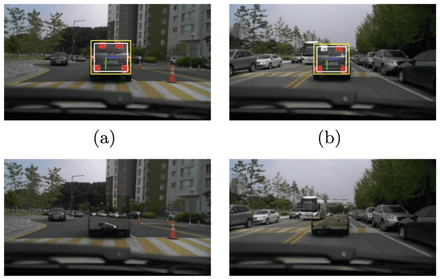 Illustration for A real-time vehicular vision system to seamlessly see-through cars